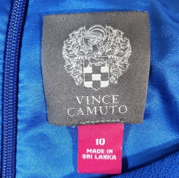 Vince Camuto Blue 3/4 Sleeve Dress - Picture 7 of 7